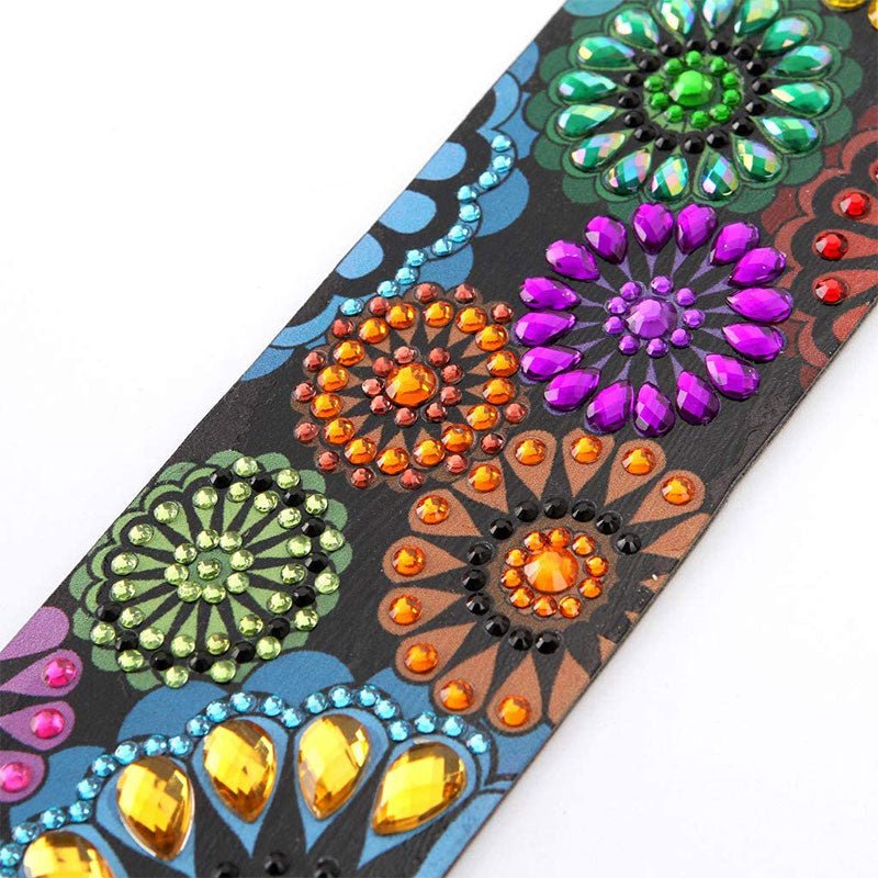 Diamond Painting Lesezeichen Mandala Blumen - Unique-Diamond