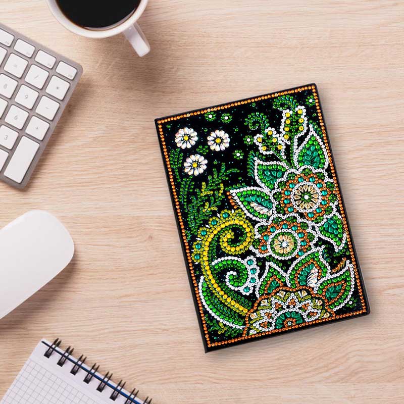 Diamond Painting Notizbuch Blumen - Unique-Diamond