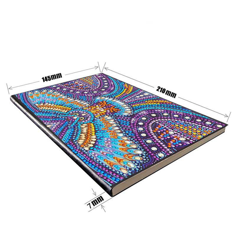 Diamond Painting Notizbuch Eule - Unique-Diamond
