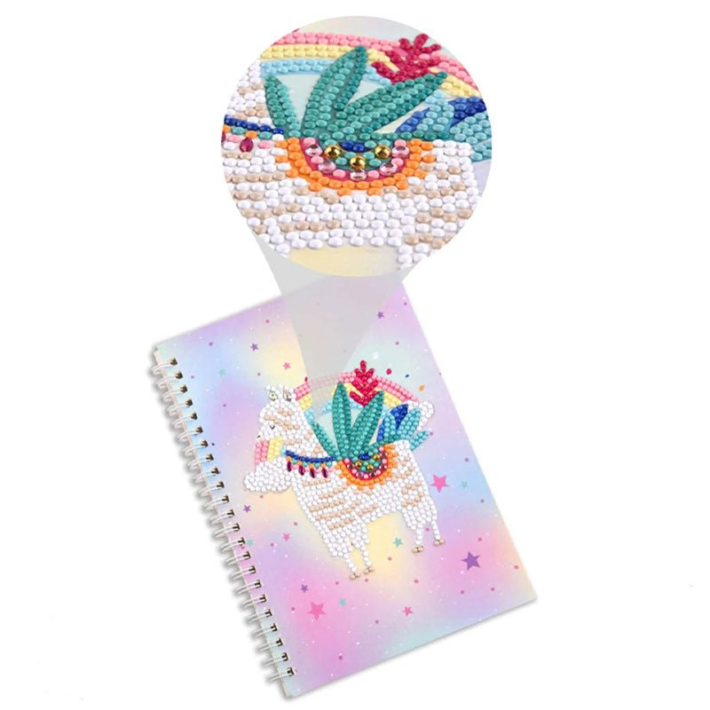 Diamond Painting Notizbuch Lama - Unique-Diamond