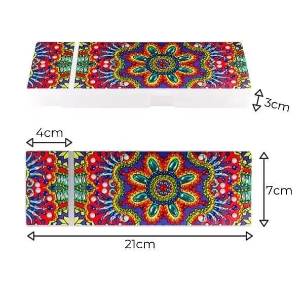 Diamond Painting Stiftebox Blumen - Unique-Diamond