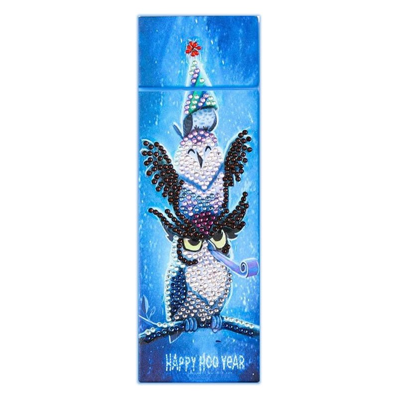 Diamond Painting Stiftebox Eulen - Unique-Diamond