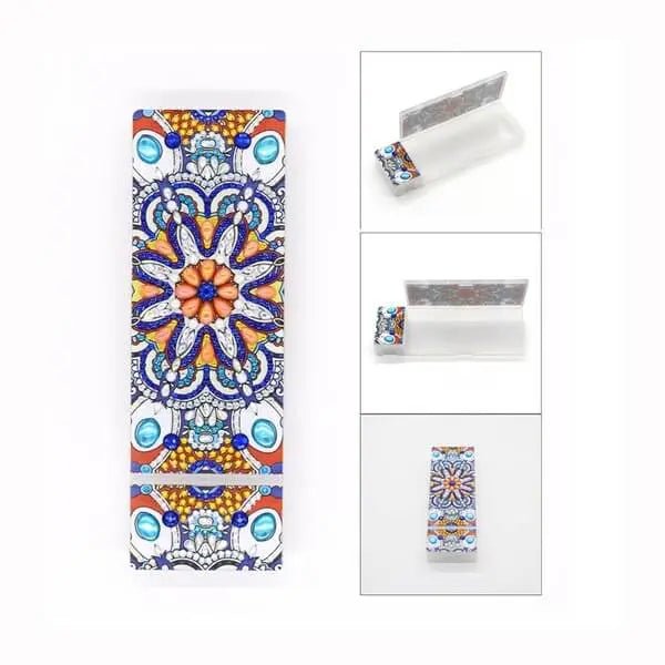 Diamond Painting Stiftebox Hellblau - Unique-Diamond