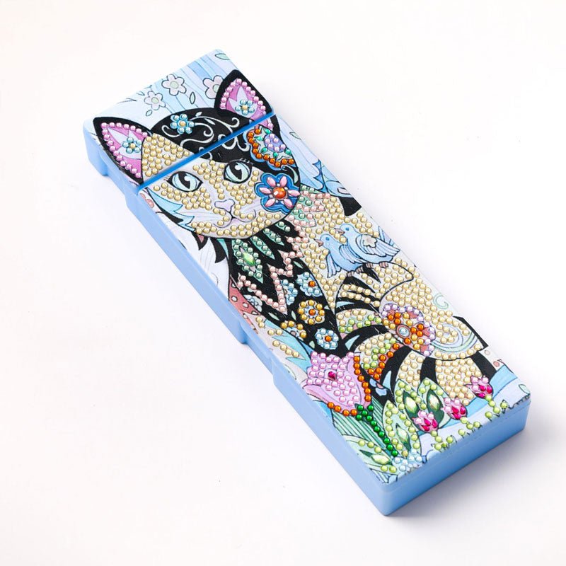 Diamond Painting Stiftebox Katze - Unique-Diamond