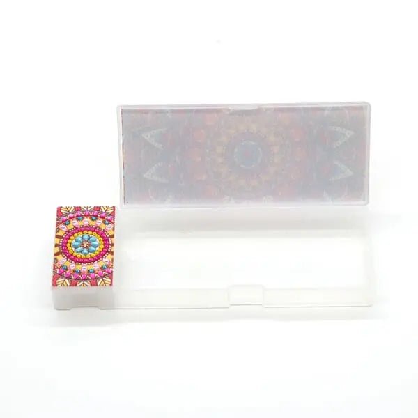 Diamond Painting Stiftebox Mandala Stern - Unique-Diamond