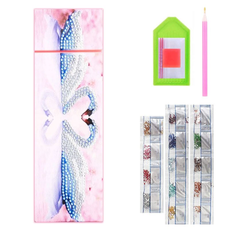 Diamond Painting Stiftebox Schwan Herz - Unique-Diamond