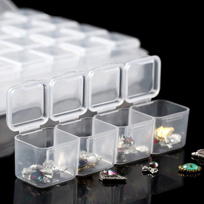 Diamond Painting XL Aufbewahrungsbox mit 56 Fächer Zubehör - Unique-Diamond