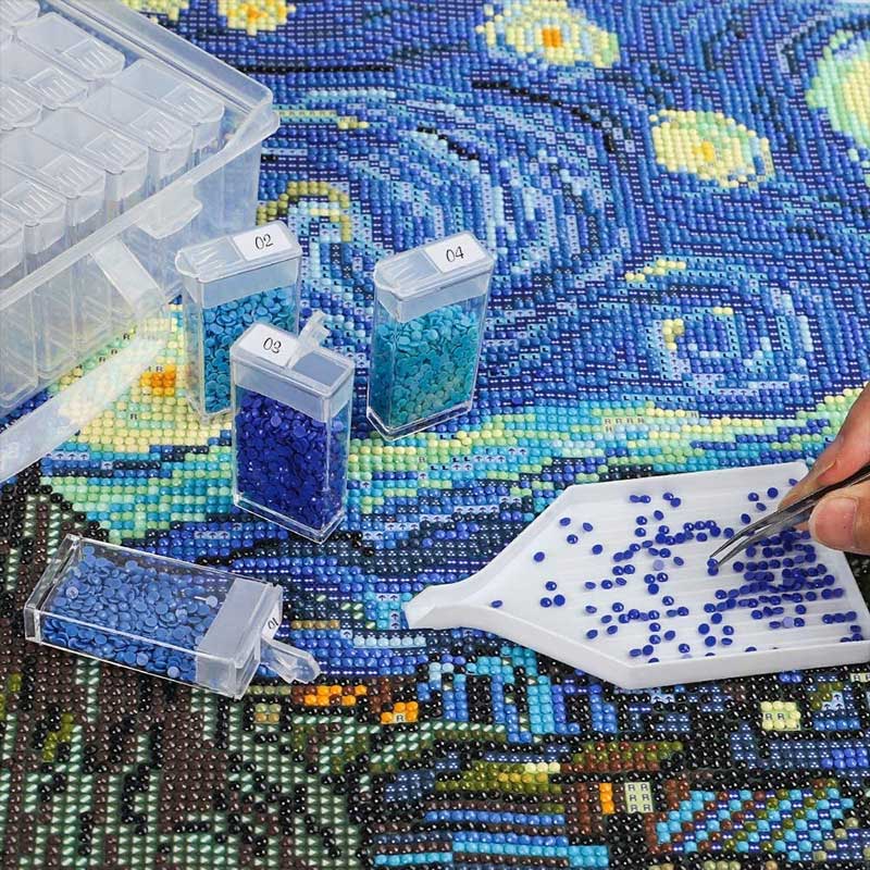 Diamond Painting XXL Aufbewahrungsbox mit 124 Fächer - Unique-Diamond