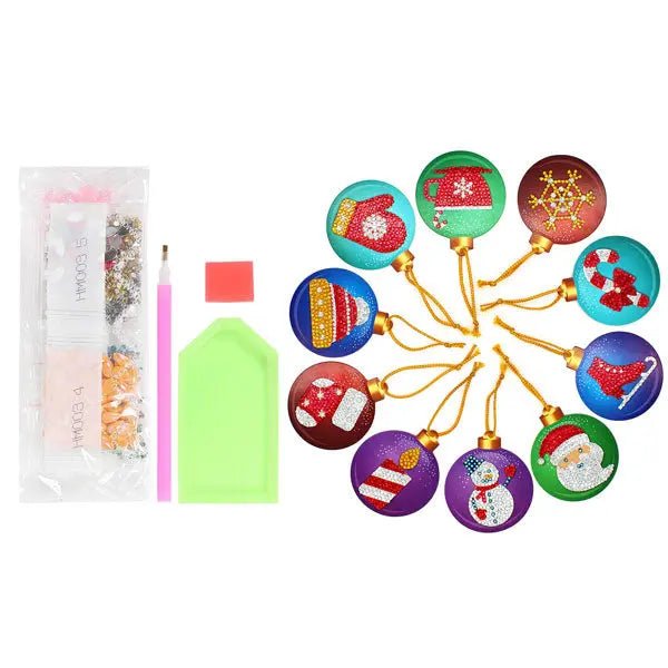 Weihnachtsbaum Anhänger 10st Set - Unique-Diamond