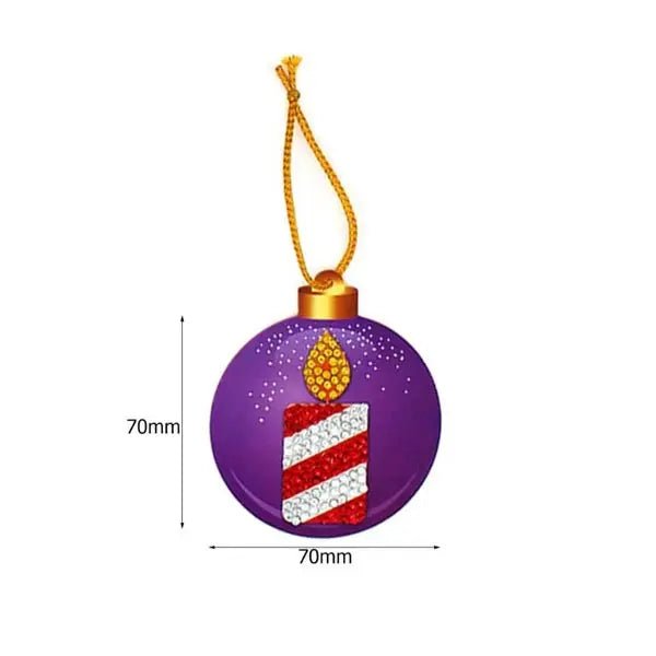 Weihnachtsbaum Anhänger 10st Set - Unique-Diamond