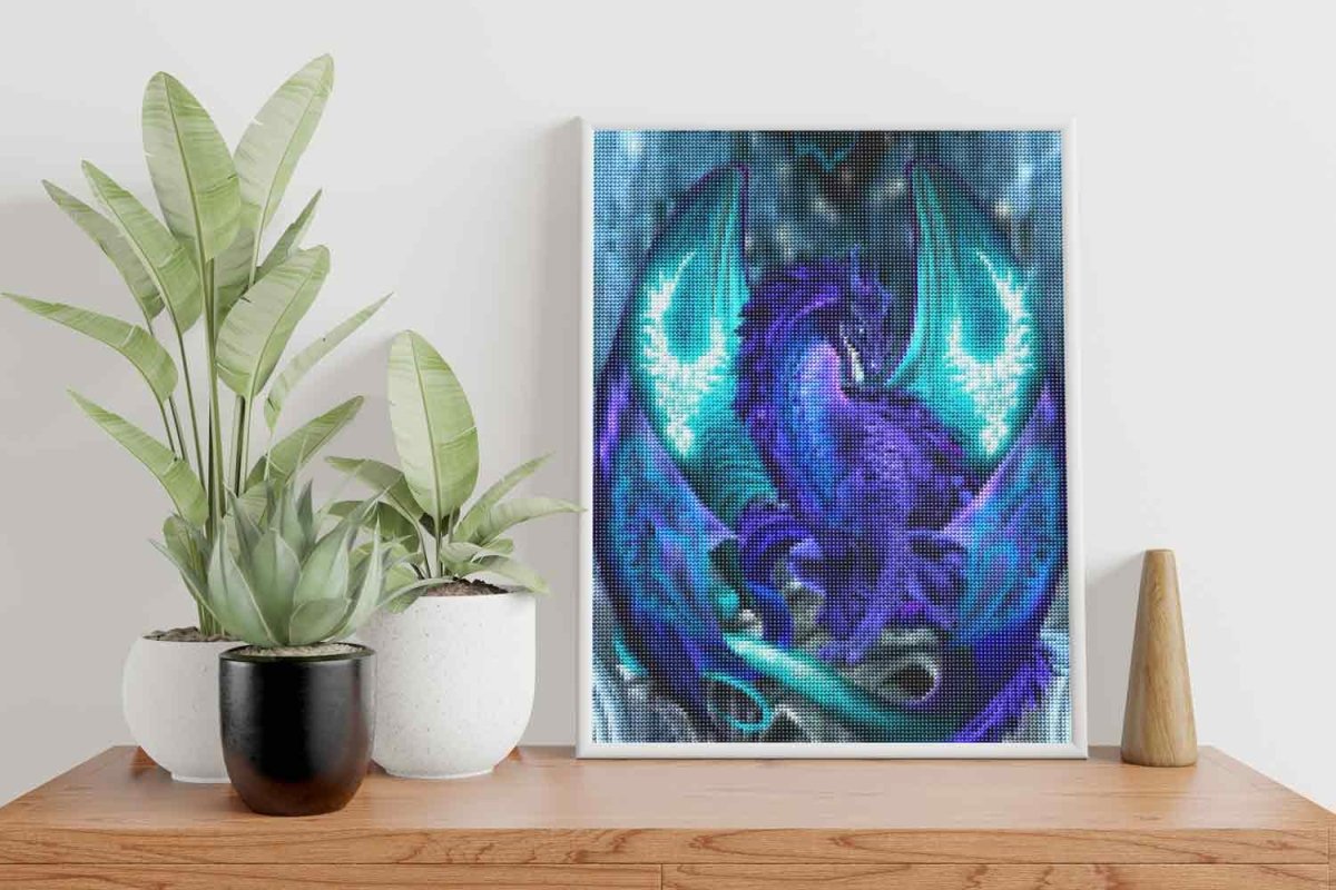 Diamond Painting Drachen - Unique-Diamond