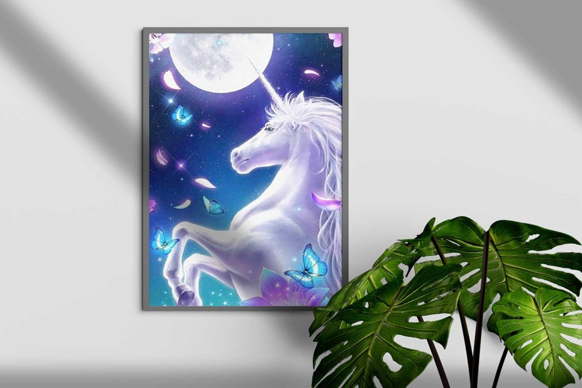 Diamond Painting Einhorn - Unique-Diamond