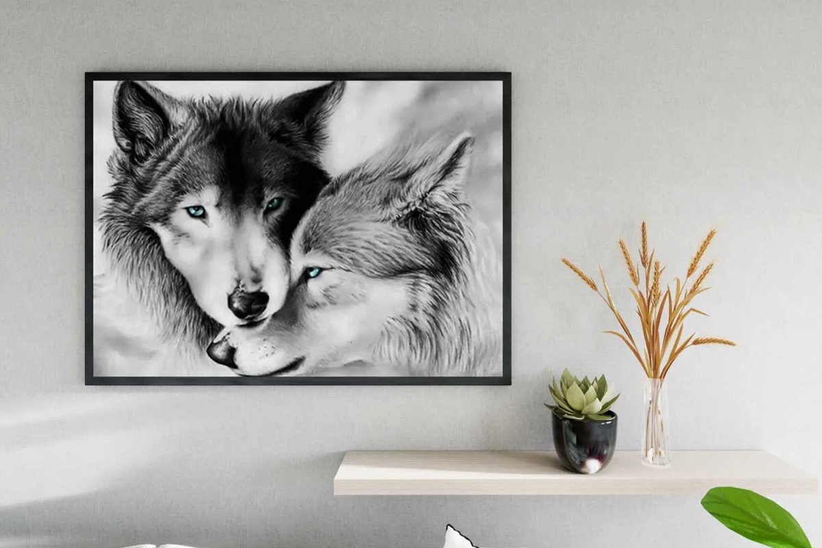 Diamond Painting Wolf - Unique-Diamond