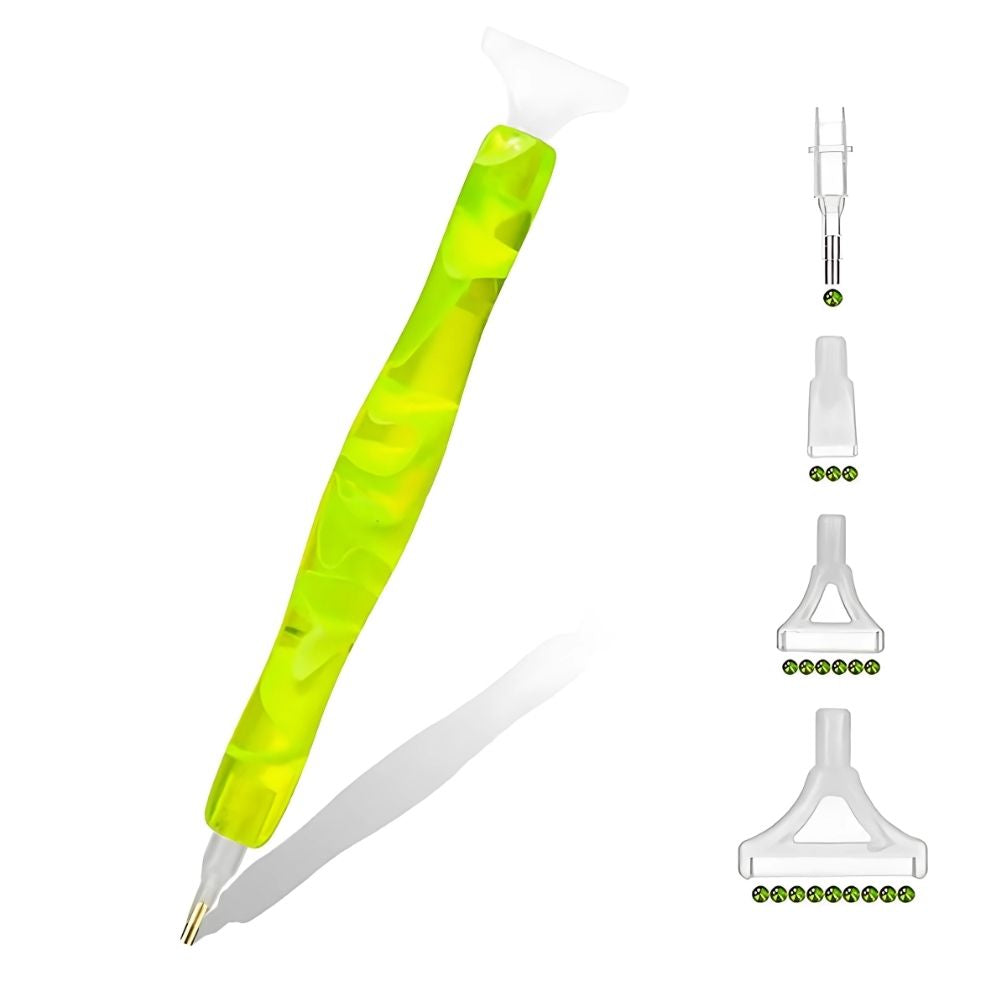 Diamond Painting Ergonomischer Premium Stift - Neon Blaze Unique-Diamond