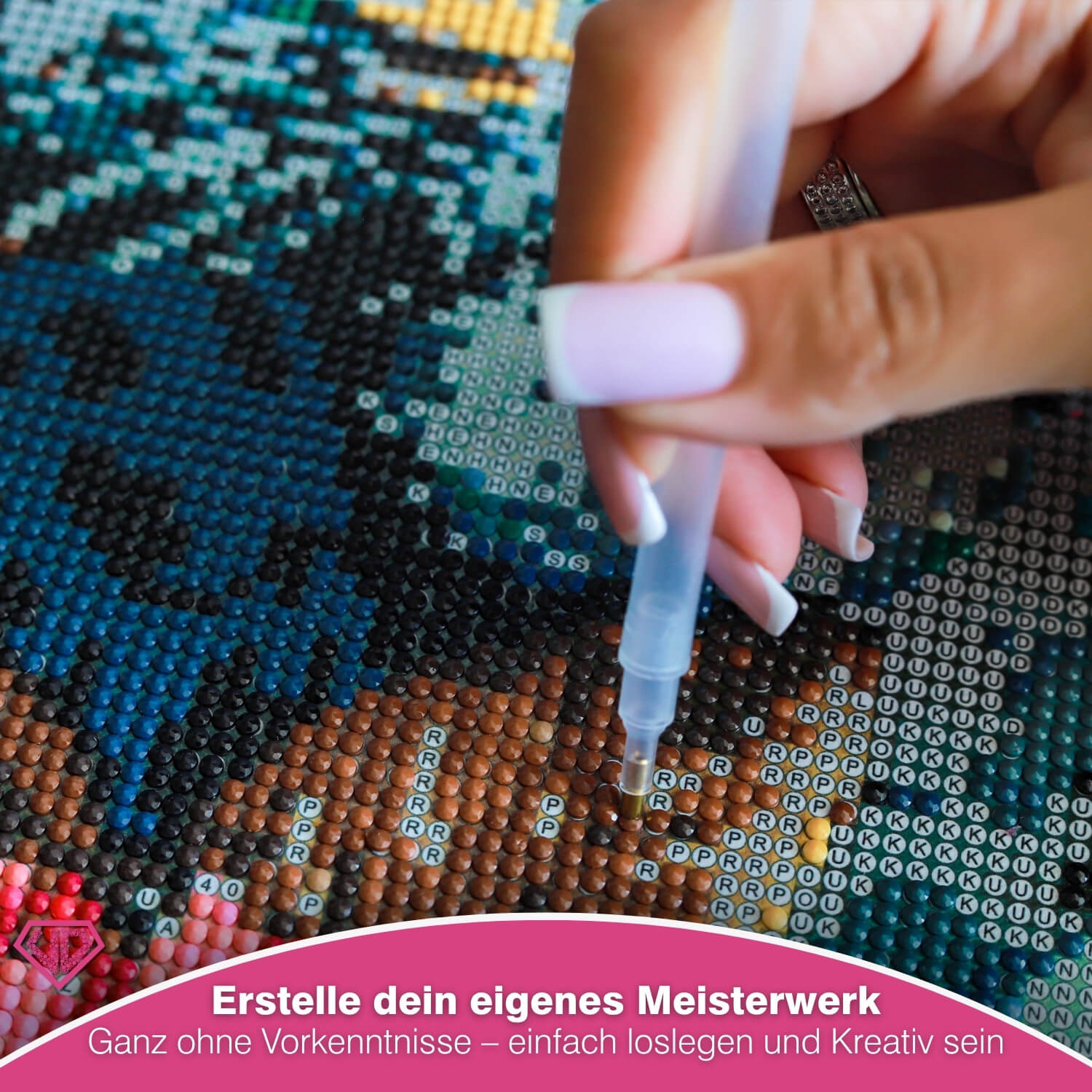 5D Diamond Painting – Farbenbaum des Lebens Unique-Diamond