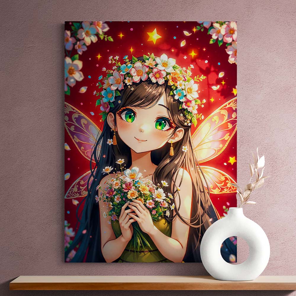 5D Diamond Painting AB Effekt – Elfenzauber mit Fiora, Unique-Diamond