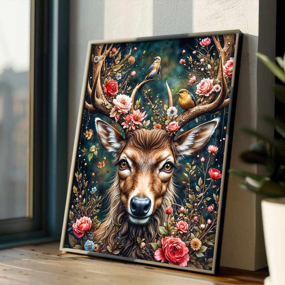 5D Diamond Painting – Majestät des Waldes Unique-Diamond