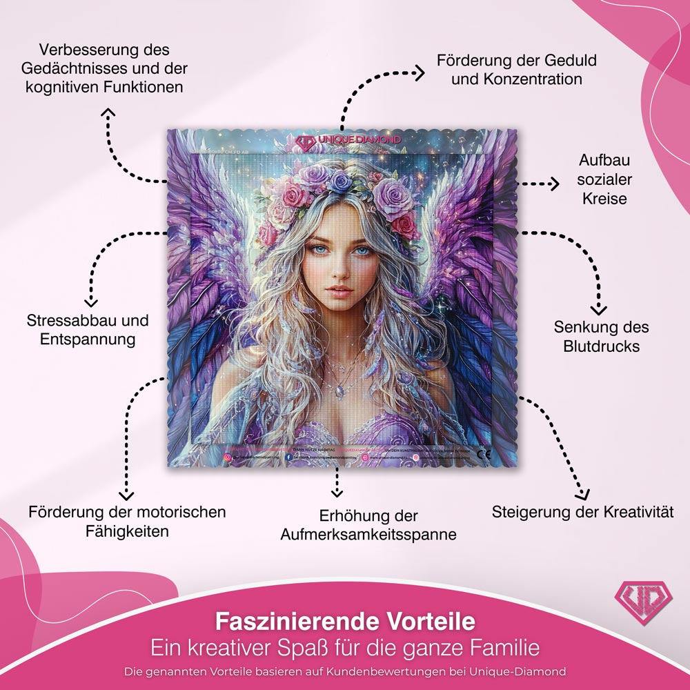 5D Diamond Painting – Himmelsengel Unique-Diamond