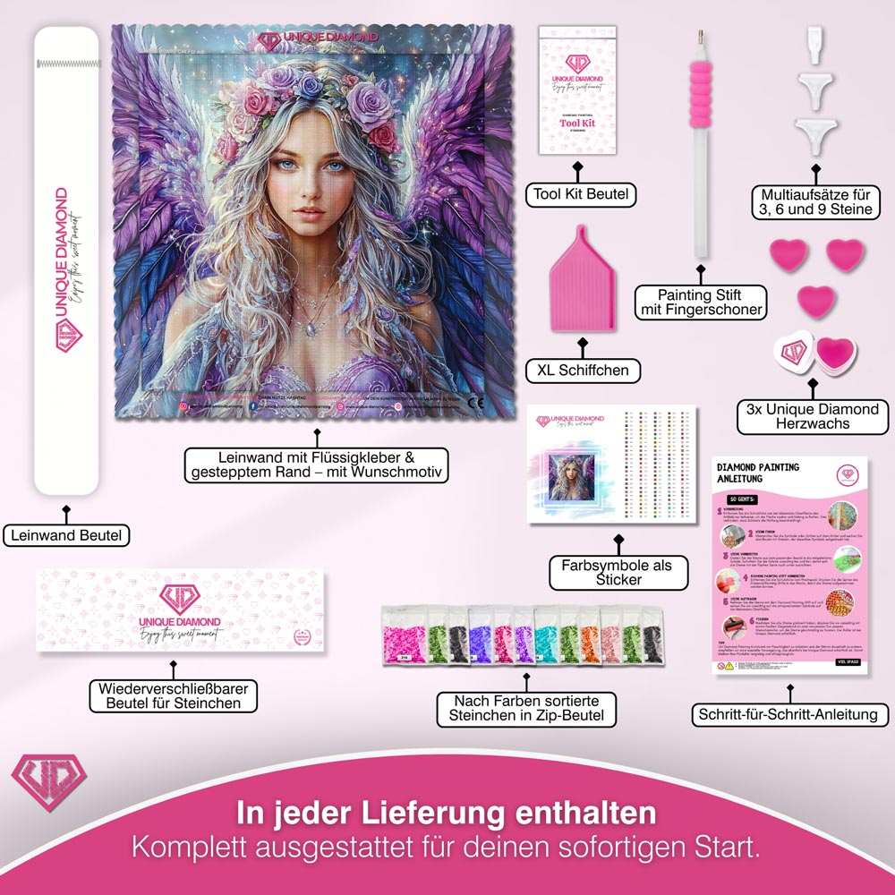 5D Diamond Painting – Himmelsengel Unique-Diamond