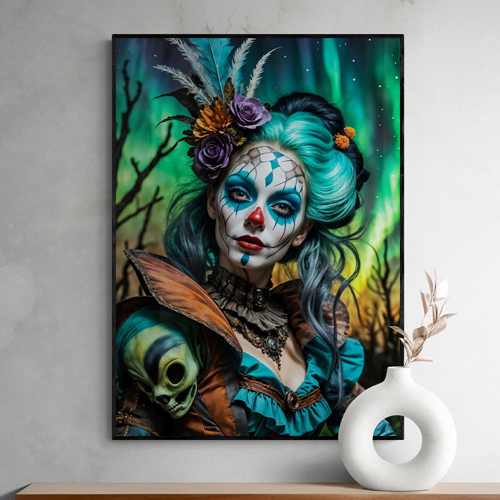 5D Diamond Painting AB Steine - Mystische Maskerade mit 100 Farben, Unique-Diamond