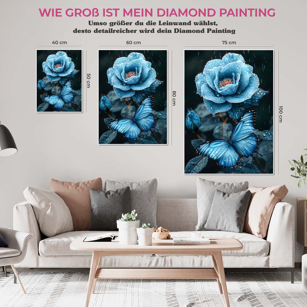 5D Diamond Painting AB Steine - Regenkönigin, Unique-Diamond