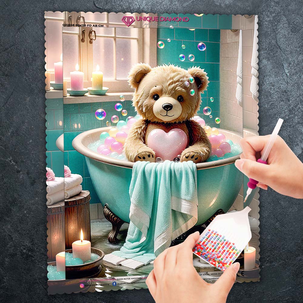 5D Diamond Painting – Bubble Bear Unique-Diamond