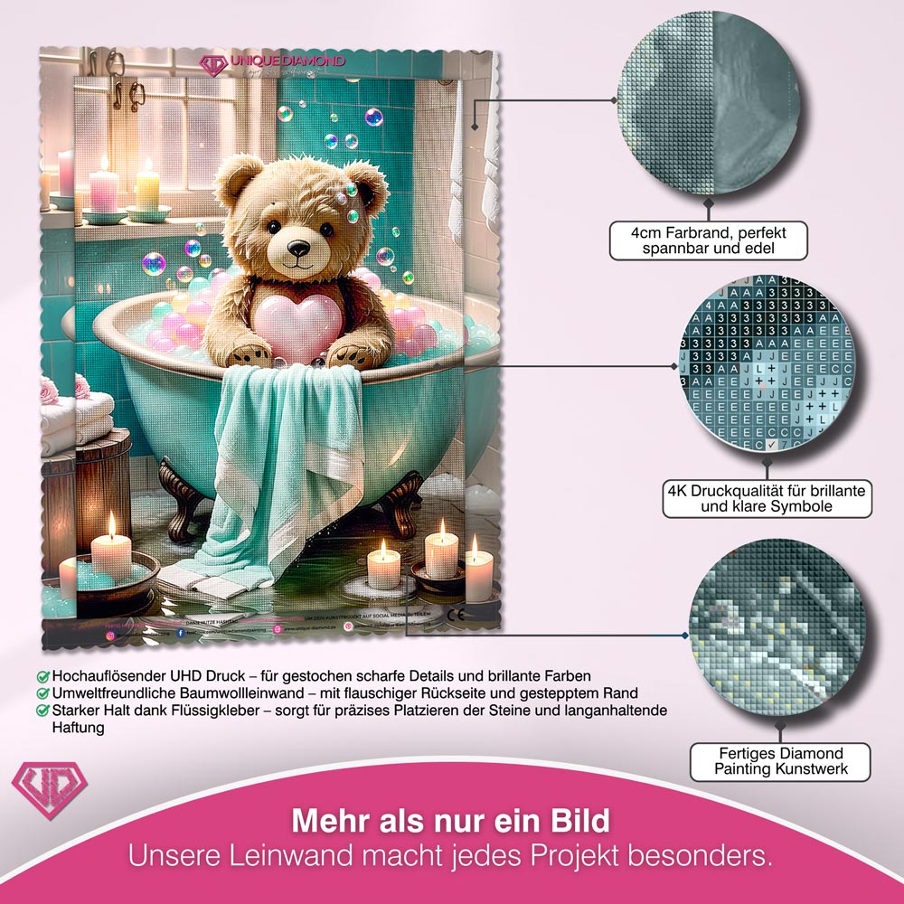 5D Diamond Painting – Bubble Bear Unique-Diamond