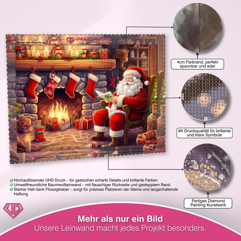 5D Diamond Painting – Christmas Time Unique-Diamond