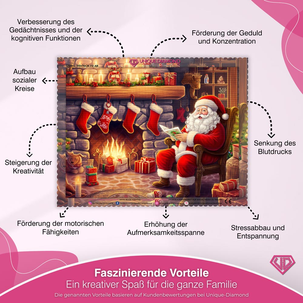 5D Diamond Painting – Christmas Time Unique-Diamond