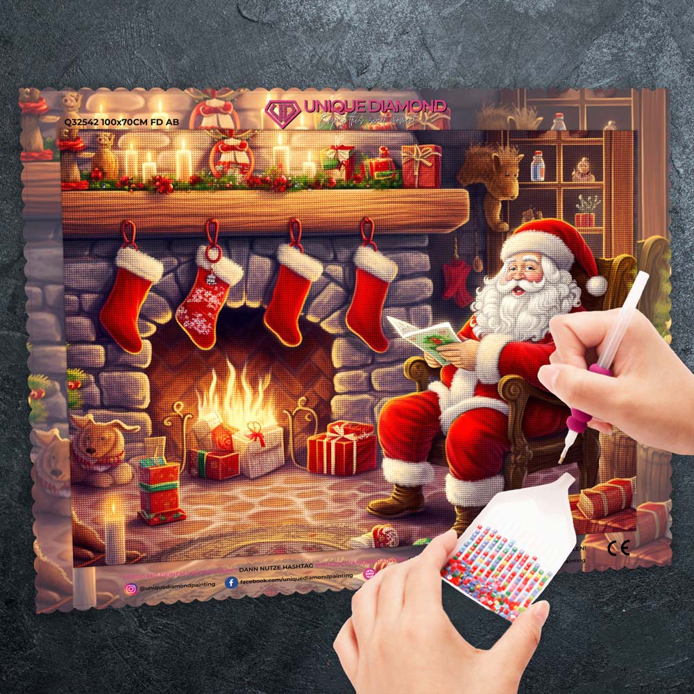 5D Diamond Painting – Christmas Time Unique-Diamond