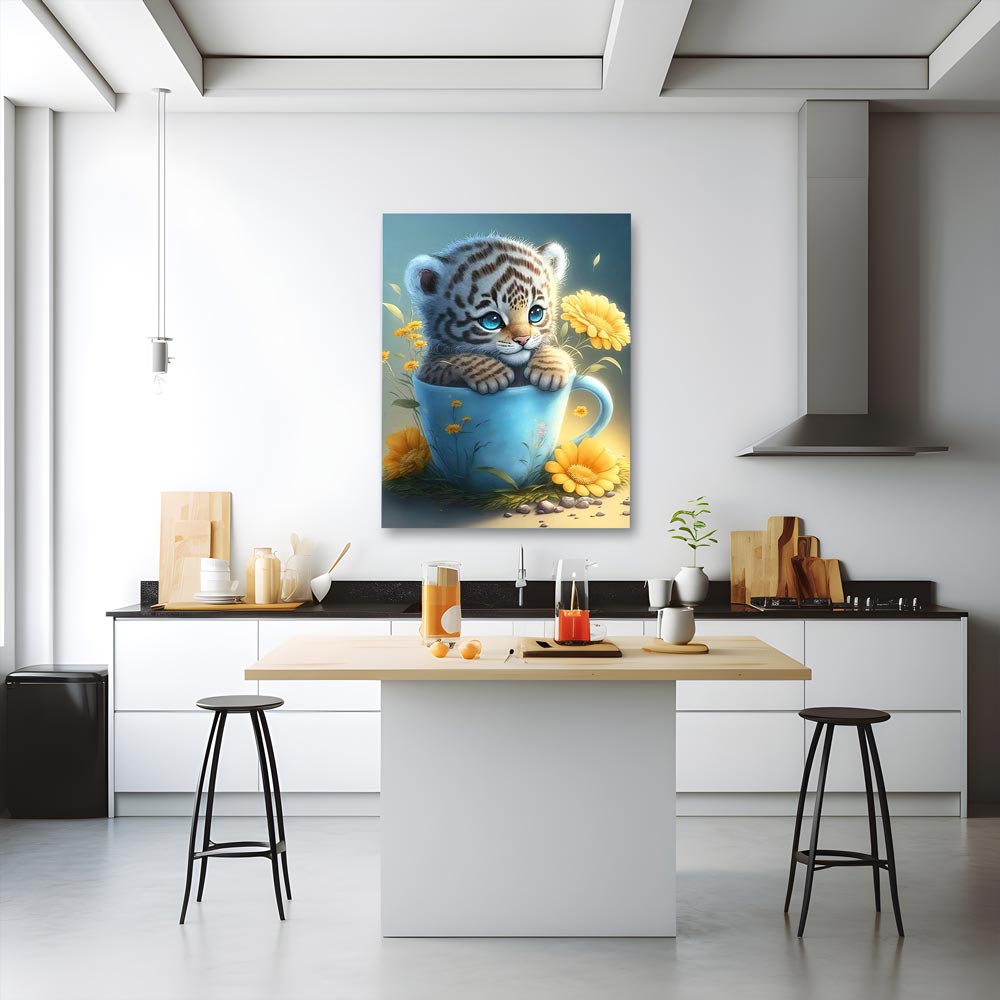 5D Diamond Painting AB Steine Cup Baby Tiger