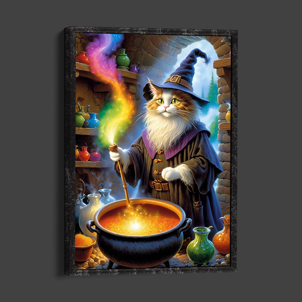 Wizard Cat Diamond Painting 