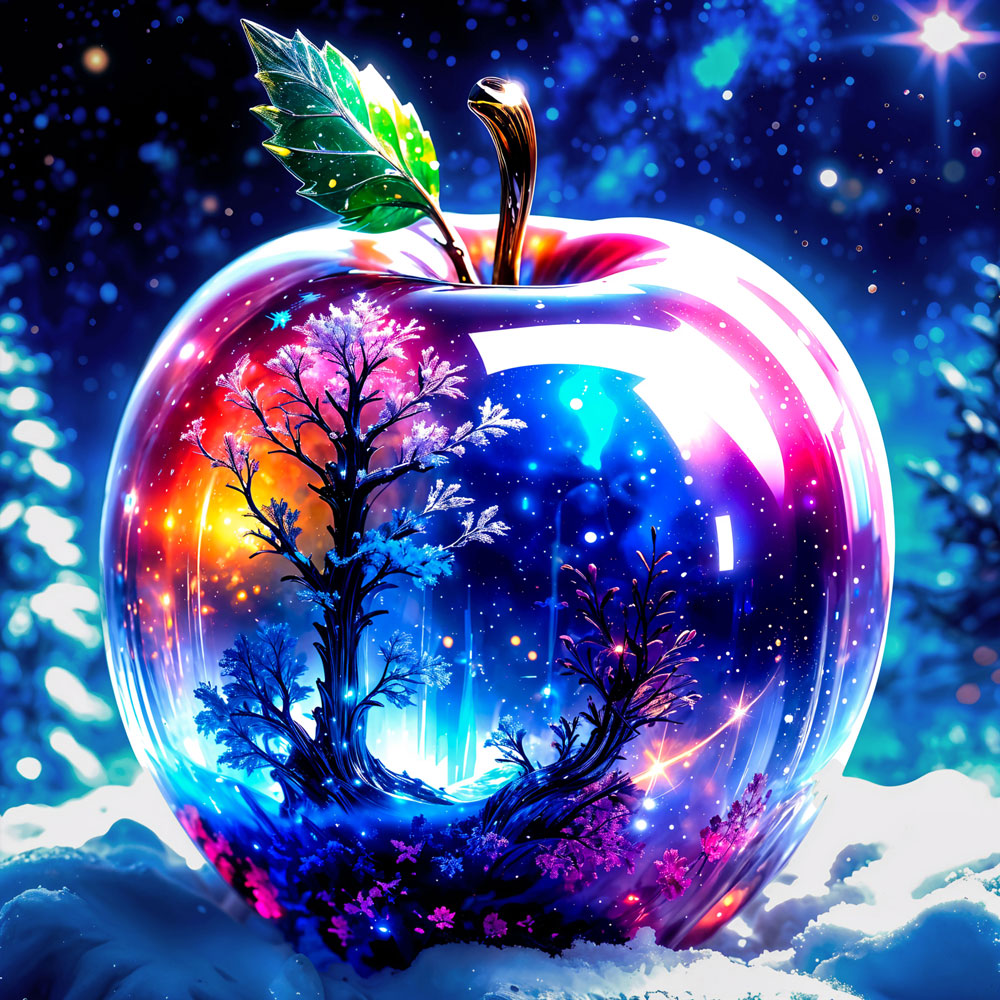 5D Diamond Painting – Magic Apple Unique-Diamond
