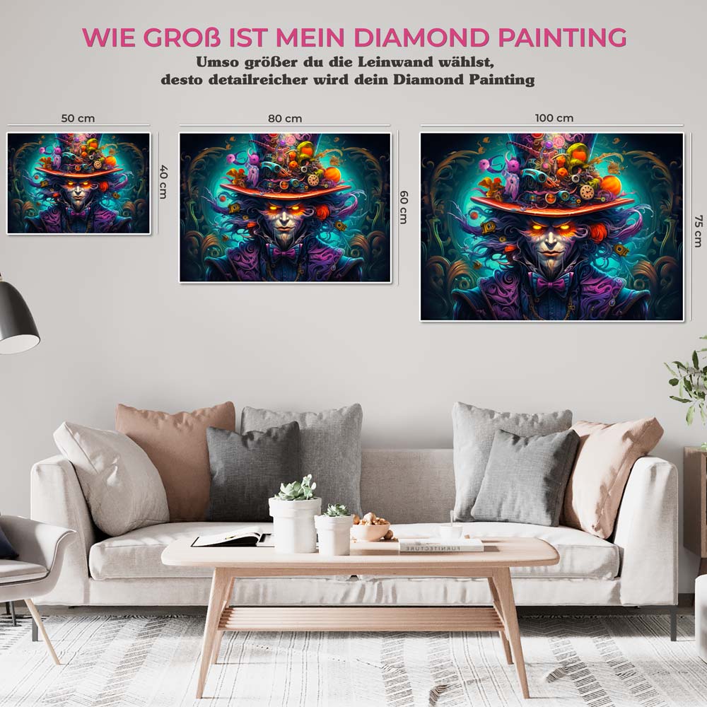 5D Diamond Painting AB Steine Magician, Unique-Diamond