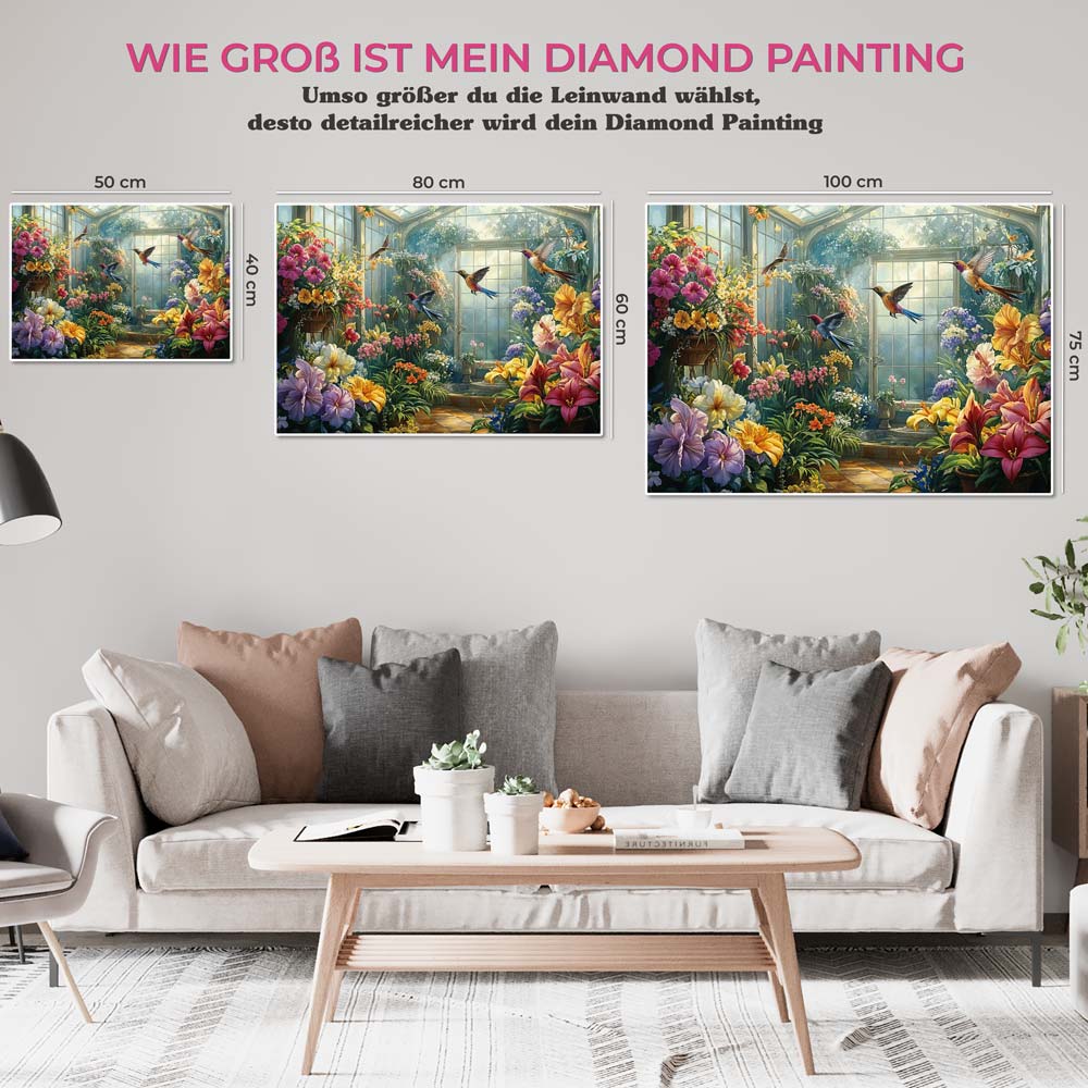 5D Diamond Painting AB Steine Vogelpark