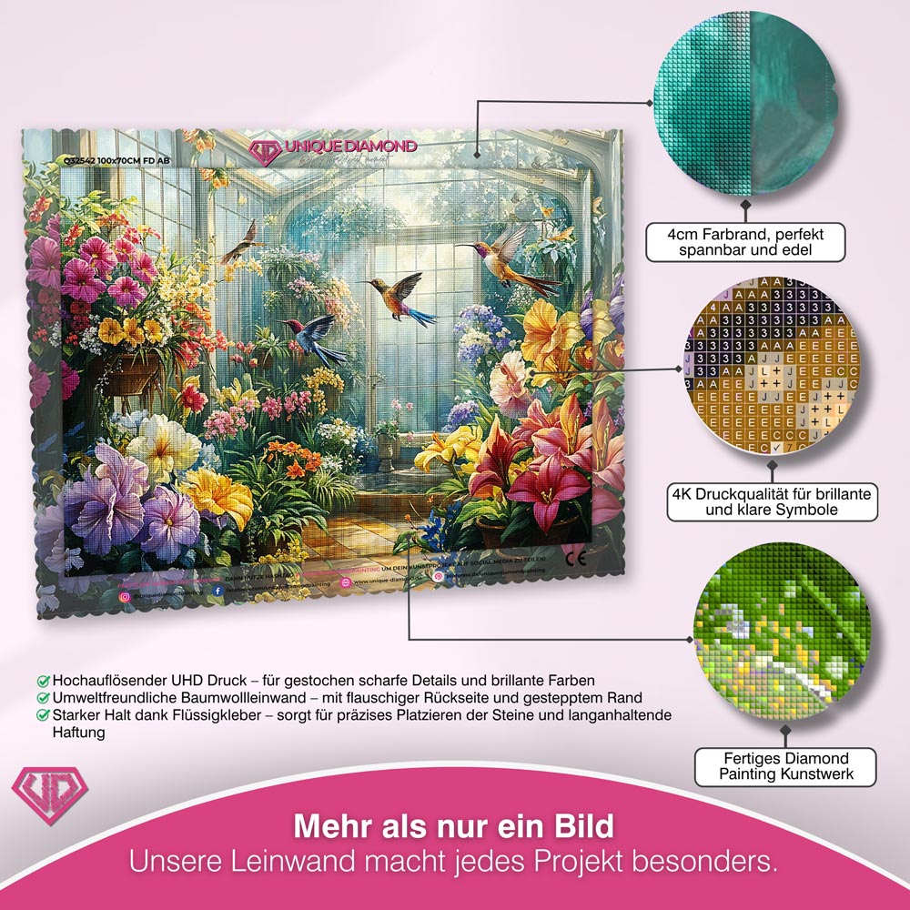 5D Diamond Painting - Vogelpark Unique-Diamond