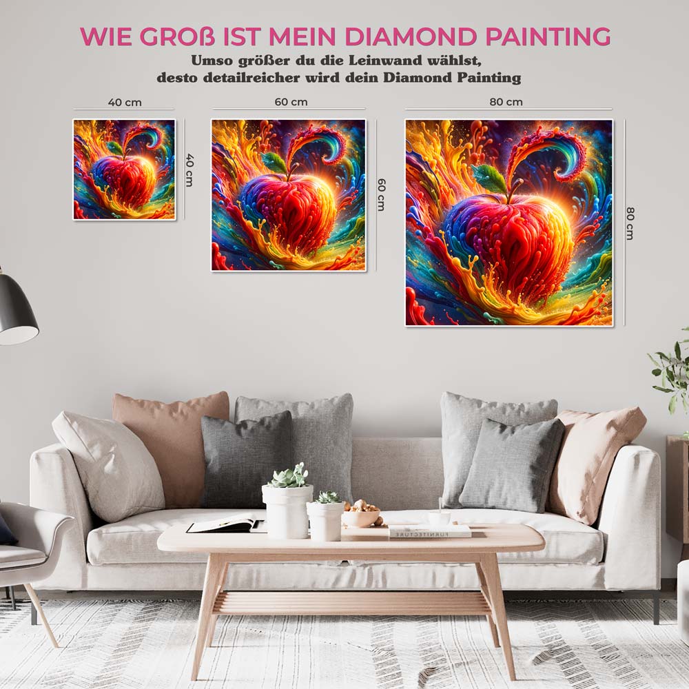 5D Diamond Painting AB Steine – Aurora der Morgenröte mit 100 Farben