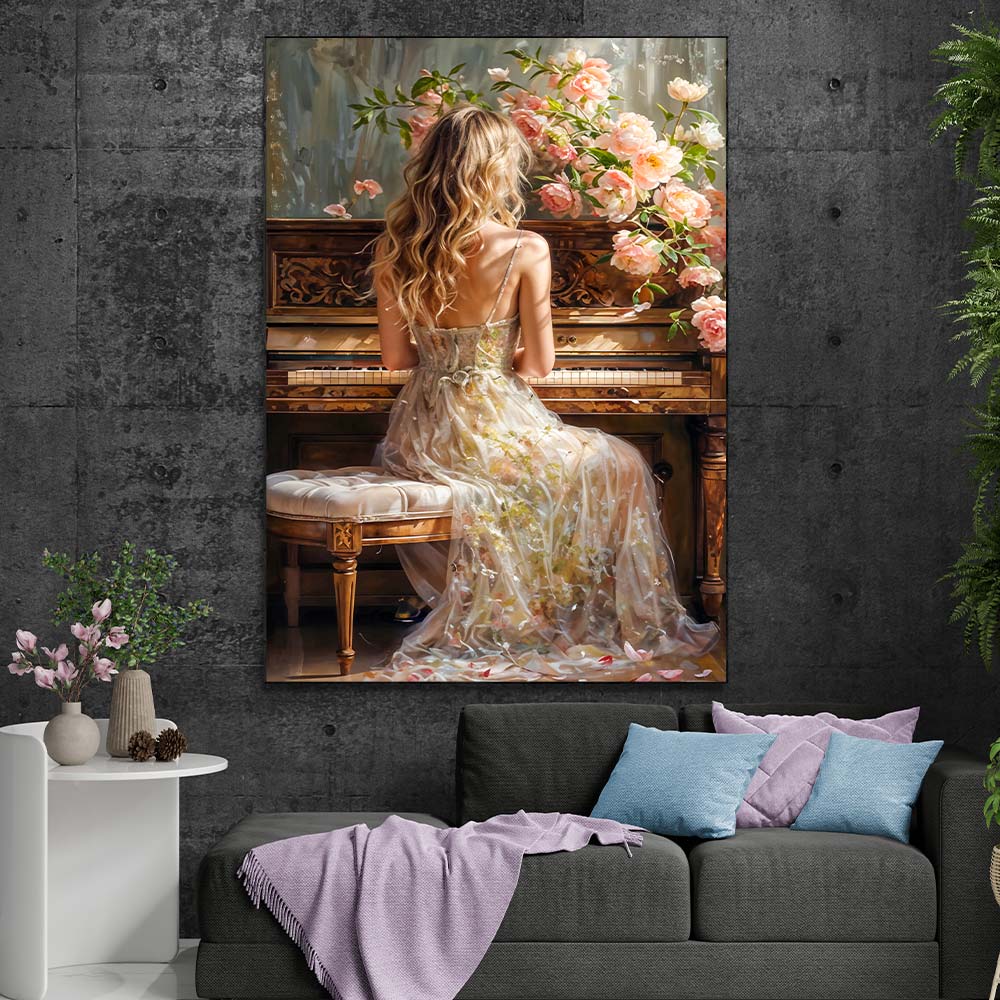 5D Diamond Painting AB Steine – Melodia der Rosen, Unique-Diamond