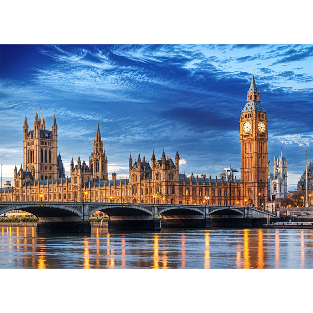 5D Diamond Painting Aussicht auf Big Ben, Unique-Diamond