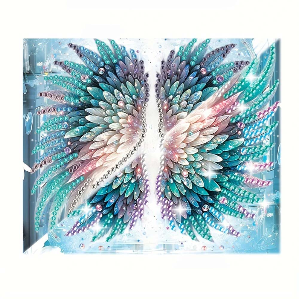 5D Diamond Painting Grußkarten – Himmelsflügel 6 Stück, Unique-Diamond