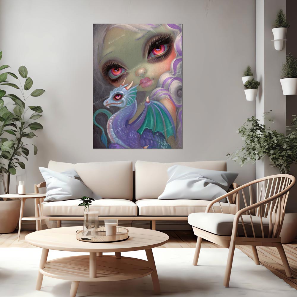 5D Diamond Painting AB Steine © Jasmine Becket-Griffith - Violet Icing, Unique-Diamond