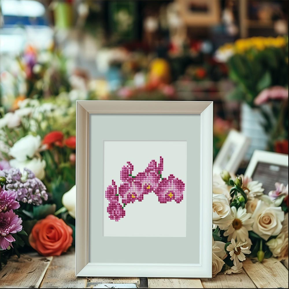 5D Diamond Painting LuxGem - Fleurs Éternelles - 12 Mini Motive, Unique-Diamond