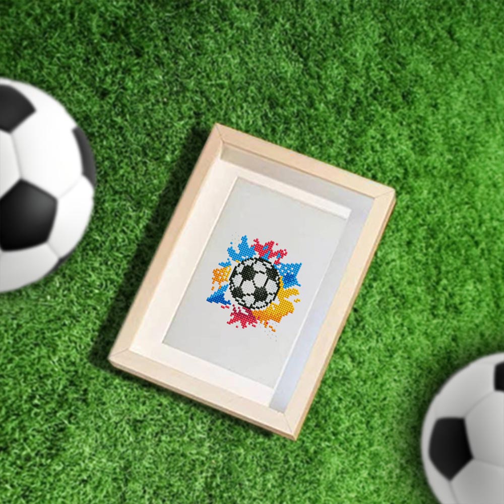 5D Diamond Painting LuxGem - Fußball-Edition - 12 Mini Motive