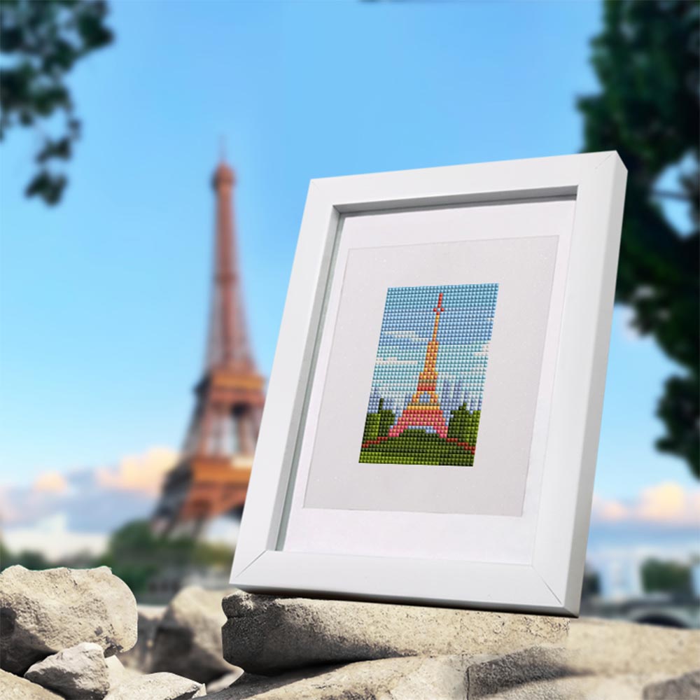 5D Diamond Painting LuxGem - World Wonders - 10 Mini Motive, Unique-Diamond