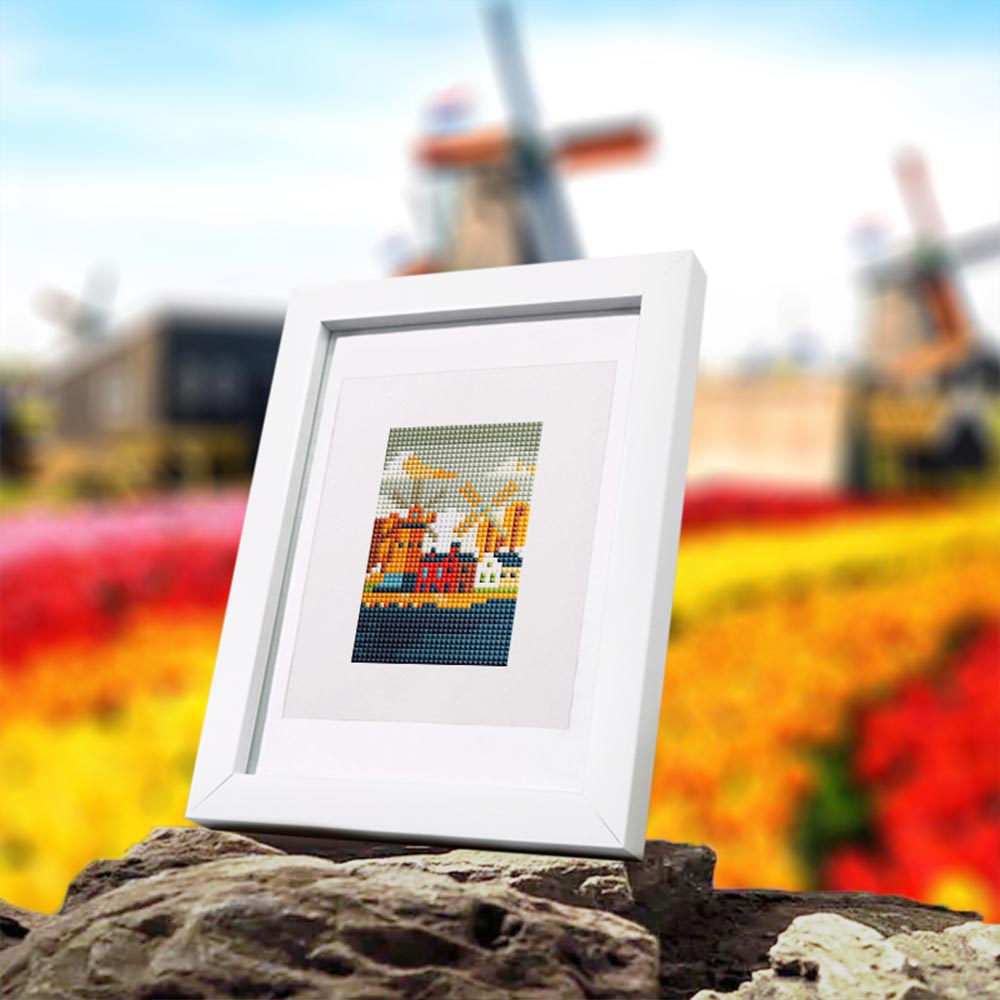 5D Diamond Painting LuxGem - World Wonders - 10 Mini Motive, Unique-Diamond