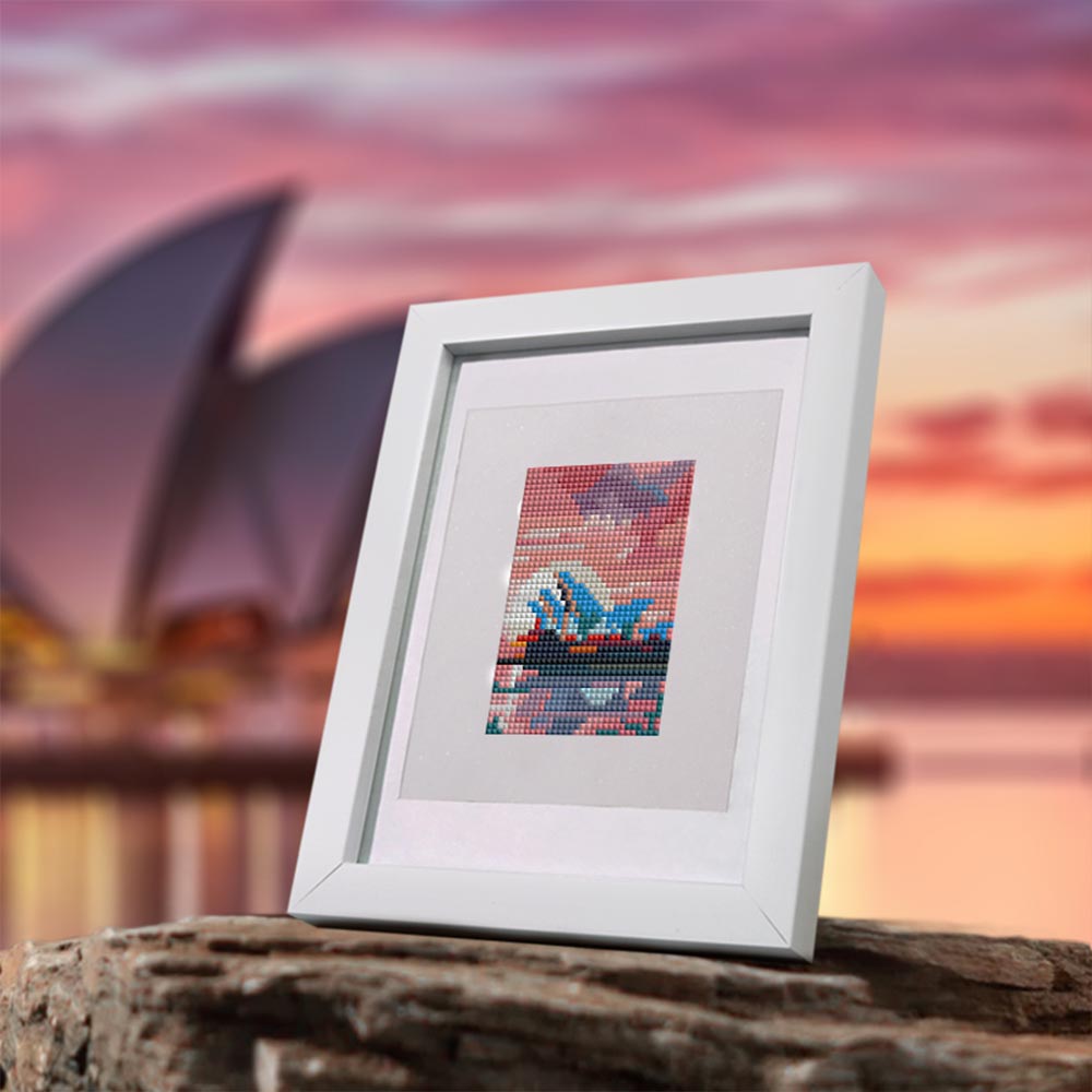 5D Diamond Painting LuxGem - World Wonders - 10 Mini Motive, Unique-Diamond