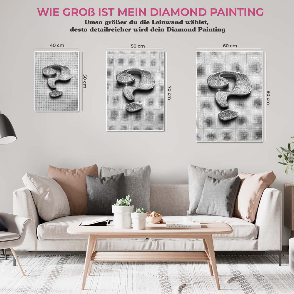 5D Diamond Painting Mystery mit AB Steine - Unique-Diamond