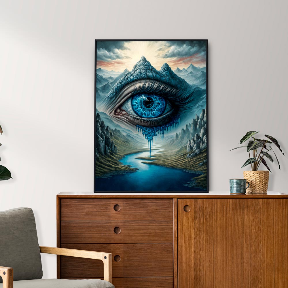 5D Diamond Painting Sauron Auge, Unique-Diamond