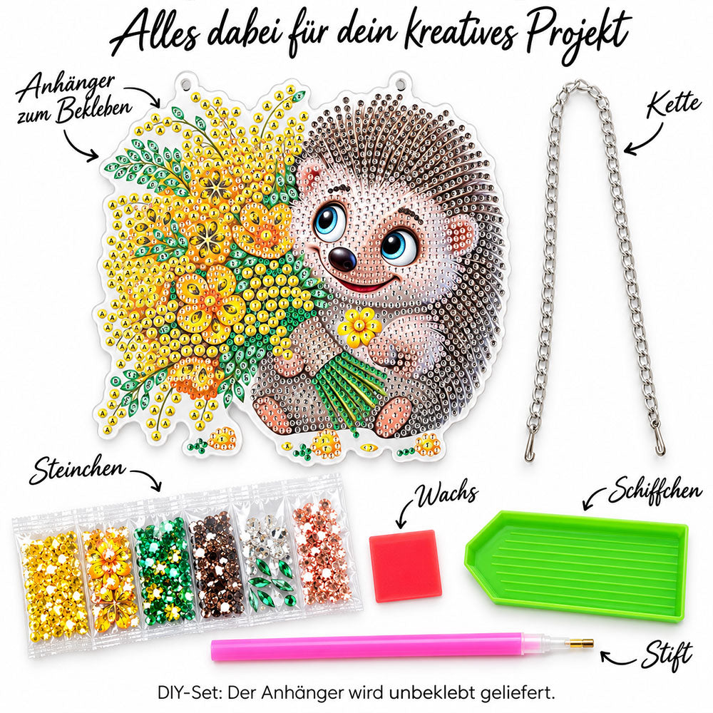 5D Diamond Painting Türanhänger – Finns Sonnengruß