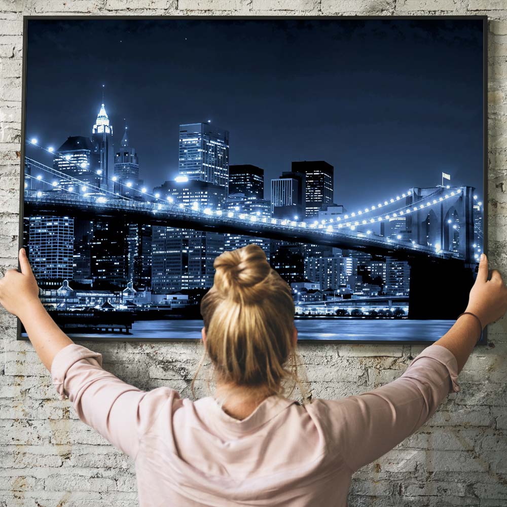 5D Diamond Painting - XXL Brooklyn Bridge Unique-Diamond